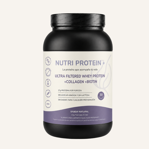 NutriProtein+  Proteina Whey con Colageno y Biotina