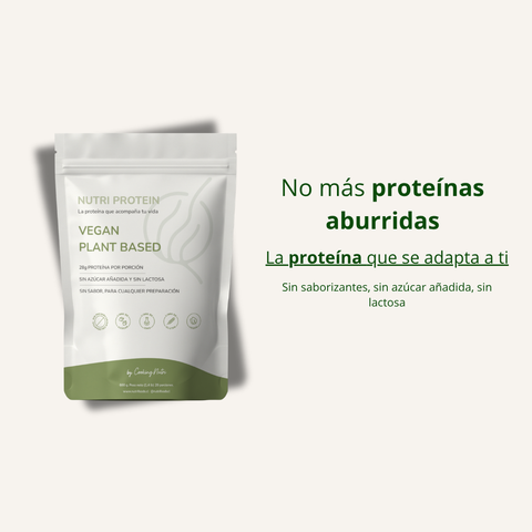 NutriProtein Vegan Refill  | Proteina Vegana Sin Sabor | Soya Sin Azúcar | NutriFoods