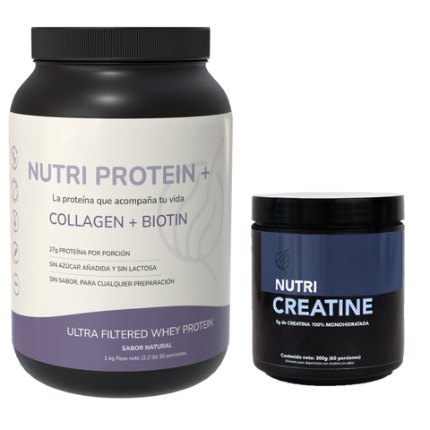 Pack Nutri Protein+ Collagen & Biotin + Creatina