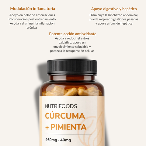 Cúrcuma Pimienta - 60 Cápsulas