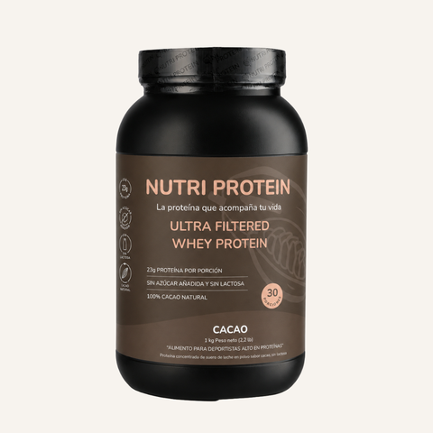 NutriProtein Proteína Whey Sabor Cacao Sin Azúcar