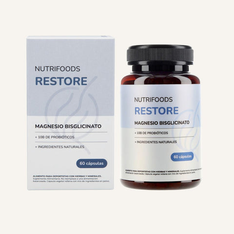 NutriRestore | Magnesio Bisglicinato 1100mg con Reishi y Zinc