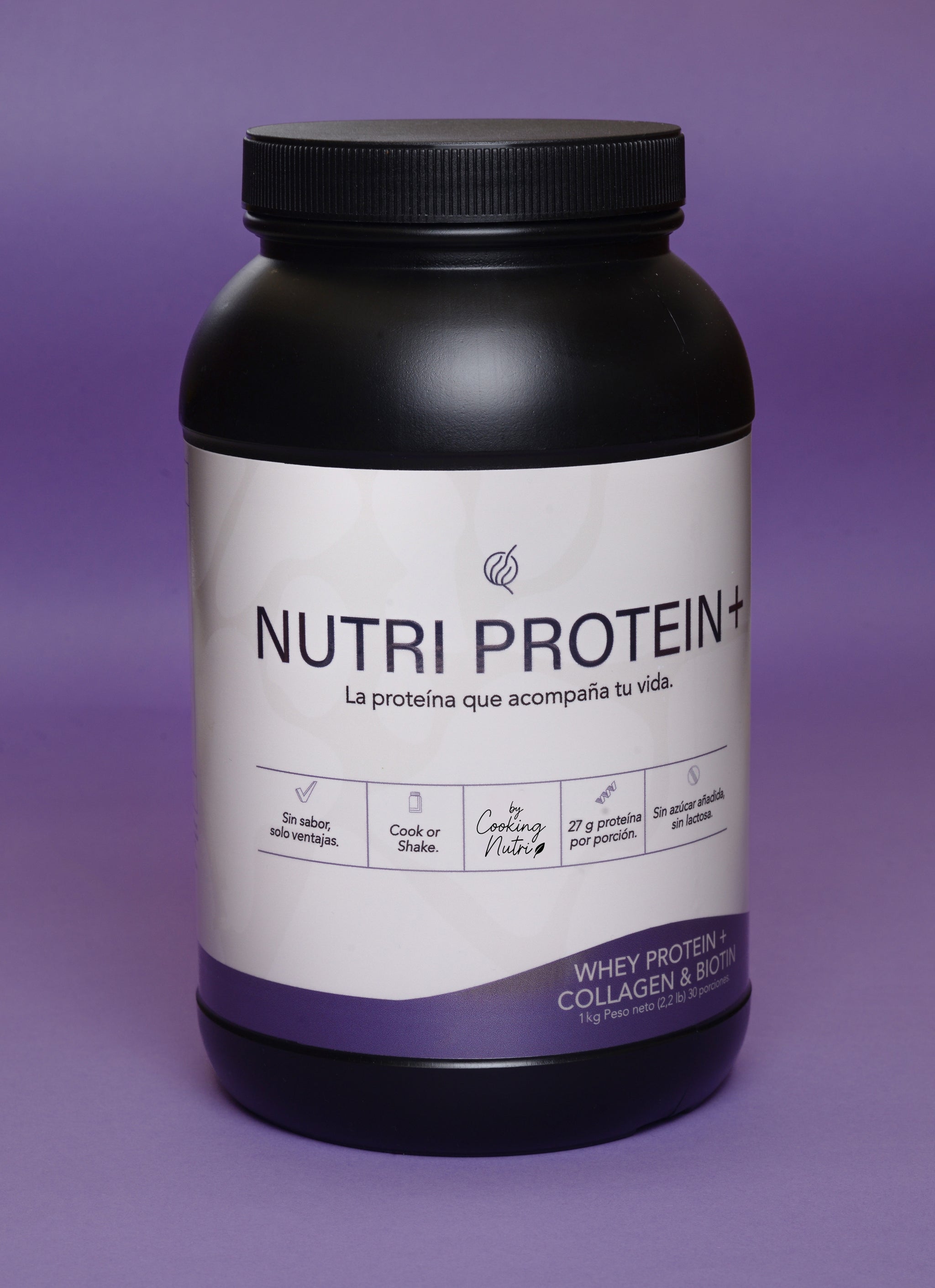 Whey Protein + Collagen & Biotin | NutriProtein+