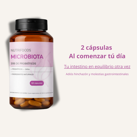 NutriMicrobiota 20B con Okra y Probióticos