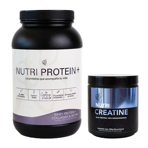 Pack Nutri Protein+ Collagen & Biotin + Creatina