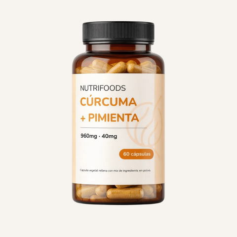 Cúrcuma Pimienta - 60 Cápsulas